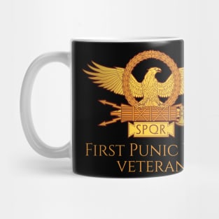 Ancient Roman History First Punic War Military Veteran SPQR Mug